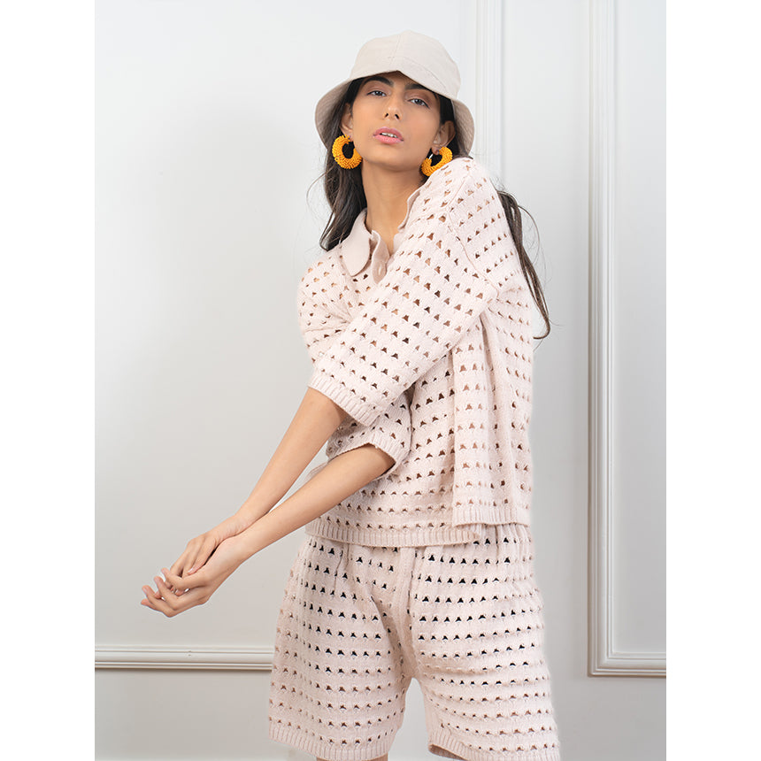 PEEKABOO CO-ORD-CAMEL