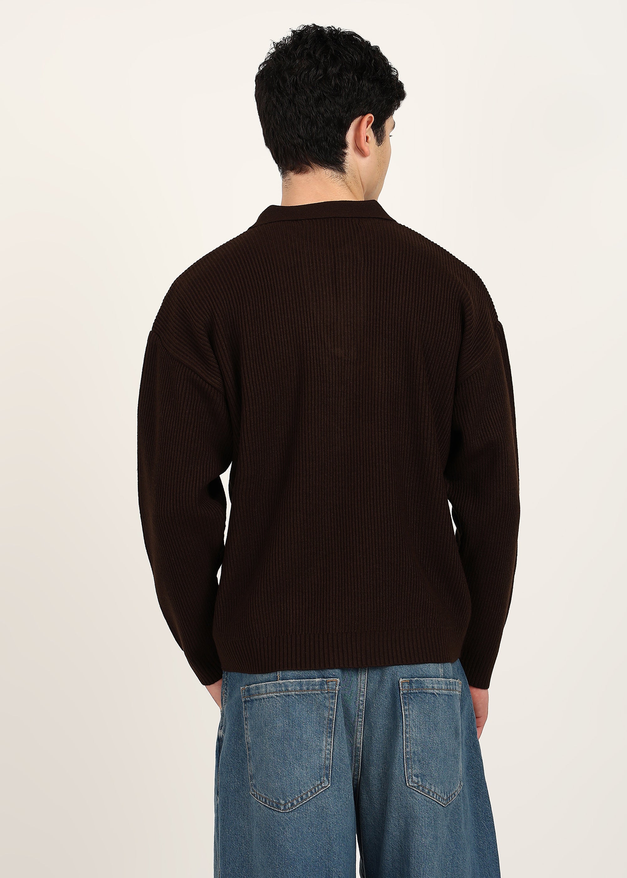 JIIA BASIC TOP - CHOCOLATE BROWN