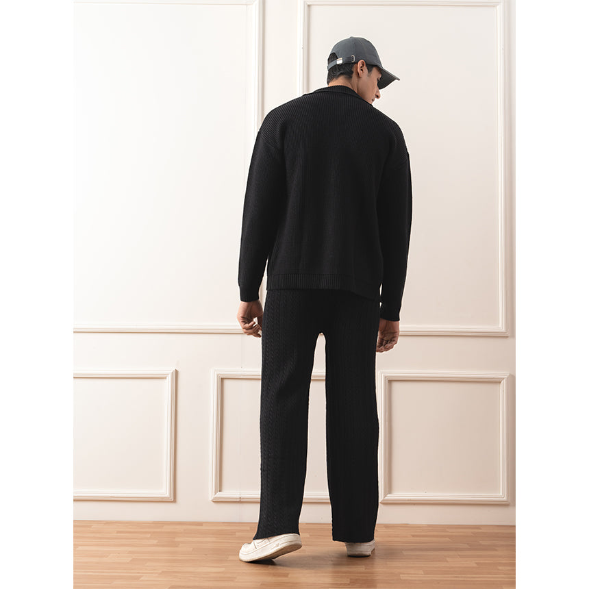 BASIC ZIPPER SET-BLACK