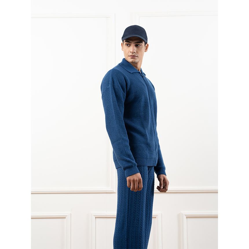 BASIC ZIPPER SET-BLUE