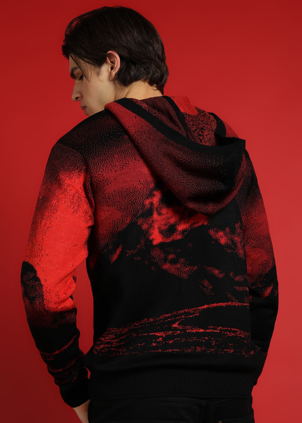 Jiia X ArtFront  Volcano Sweater Hoodie
