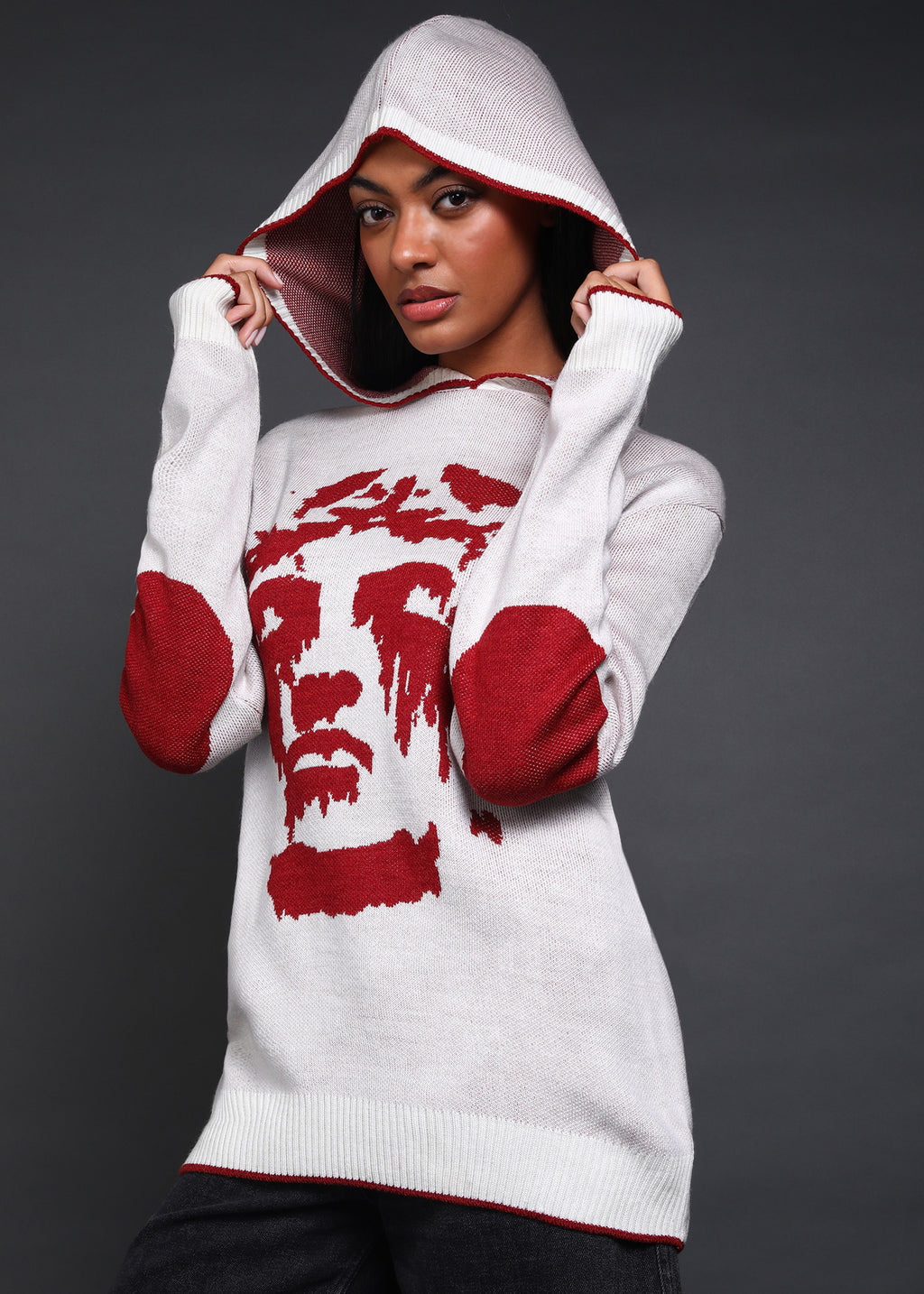 Jiia X ArtFront Crying David Hoodie