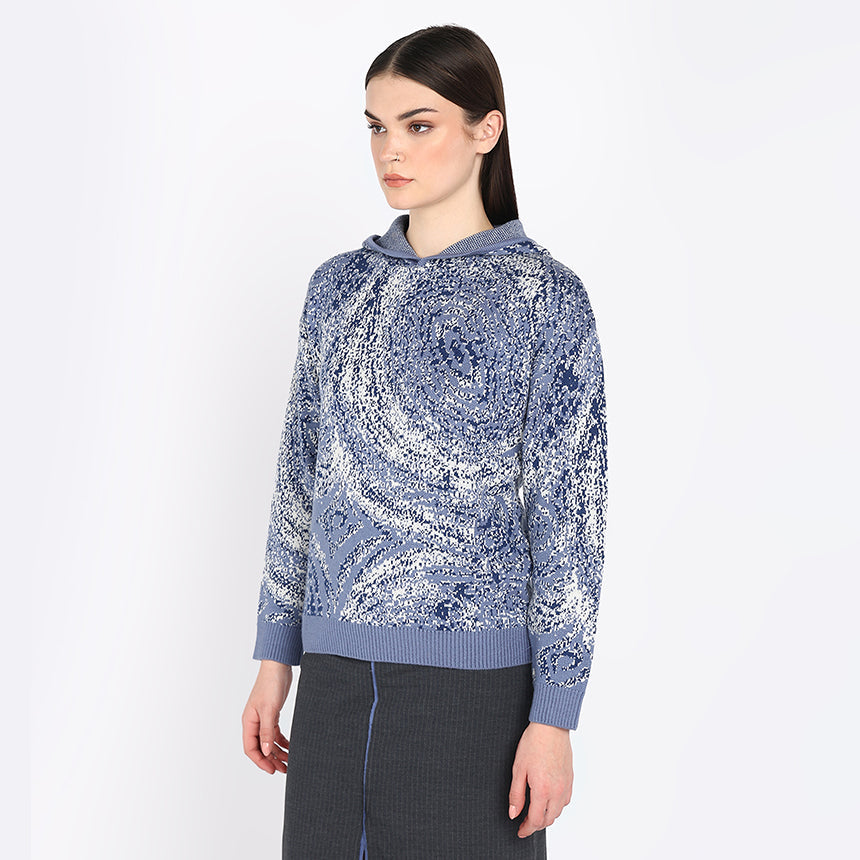 GALAXY HOODIE-SKY BLUE