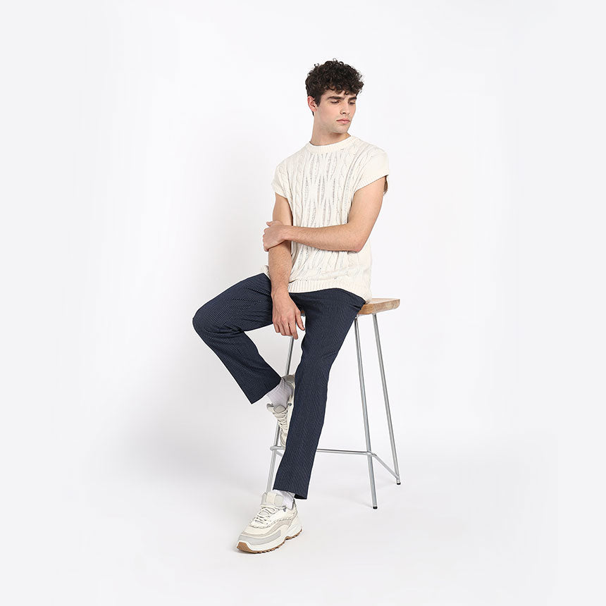 FLOATING MESH VEST-WHITE