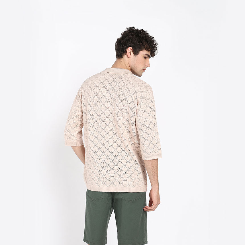 REGAL POINTELLE POLO-CAMEL