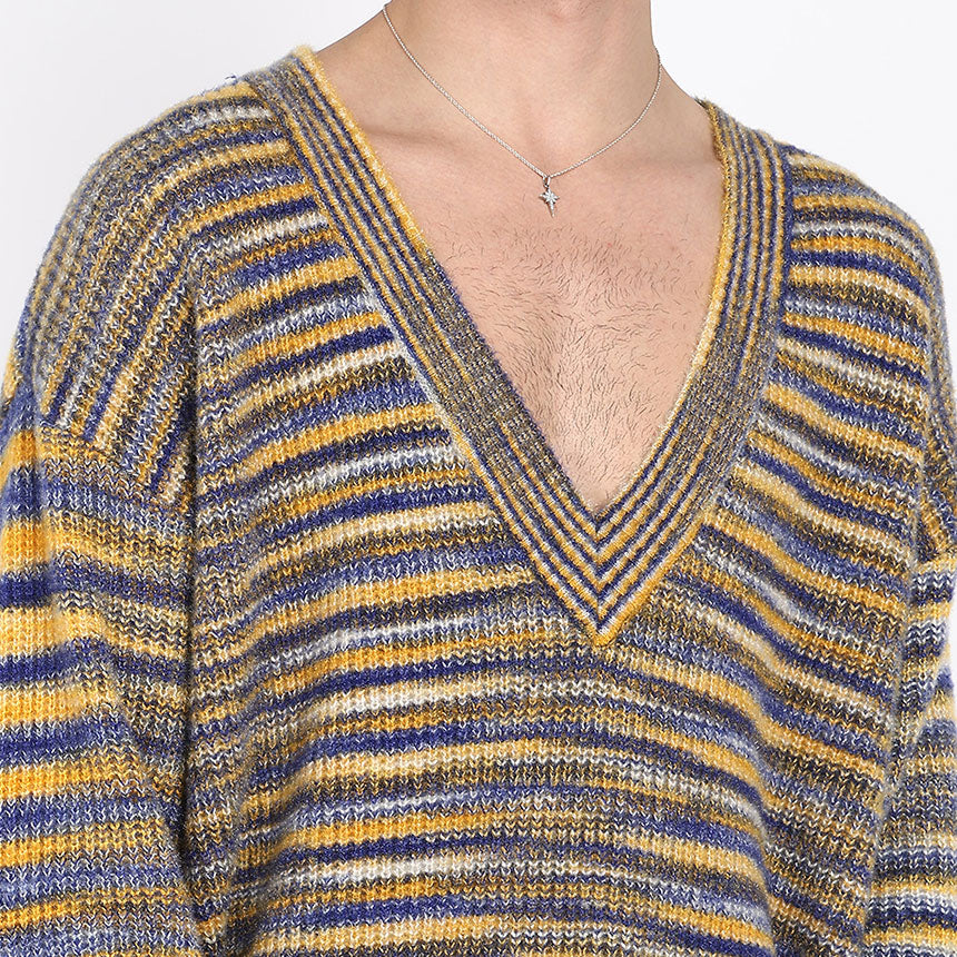 GRINDLE PULLOVER IN FAUX MINK-YELLOW
