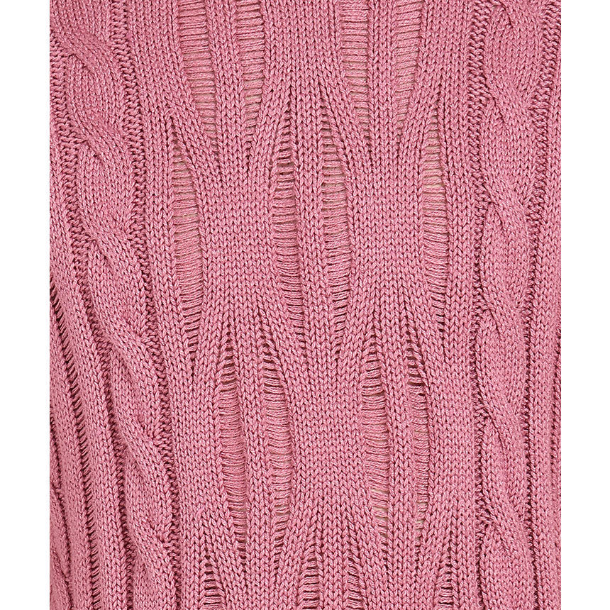 FLOATING MESH VEST-PINK