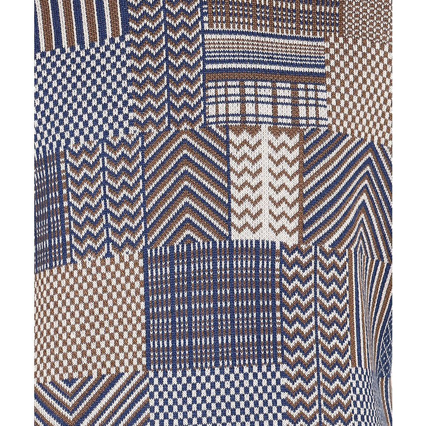 STRIATED HOODIE IN CAMEL