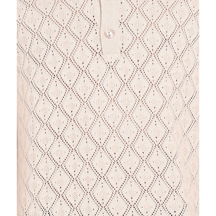 REGAL POINTELLE POLO-CAMEL