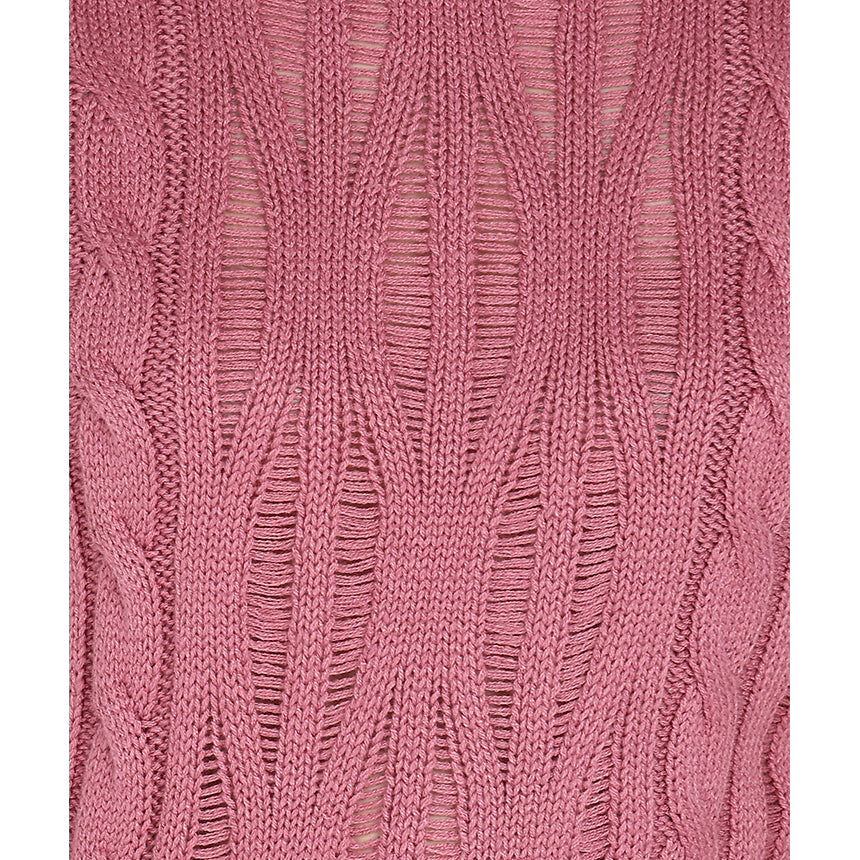 FLOATING MESH VEST-PINK